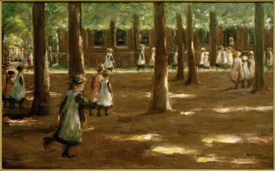 School Walk in Laren - Composition Study